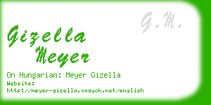 gizella meyer business card
